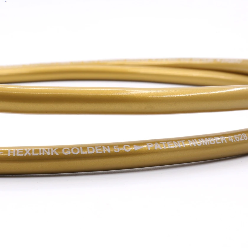 Одна пара 1 м аудиокабелей GOLDEN 5C аудиокабель RCA кабель удлинитель|rca interconnect cable|audio