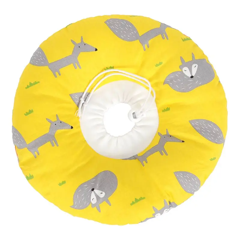 yellow fox Hoopet Pet Cat Elizabeth круг-воротник защитный воротник для кошек фиксированные продукты для собак - Цвет: yellow fox