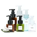 Прозрачная пенящаяся бутылка 250450 мл, диспенсер для мыла, дозатор мыла, муссы, жидкий диспенсер, шампунь, лосьон для геля для душа, бутылочки для пены