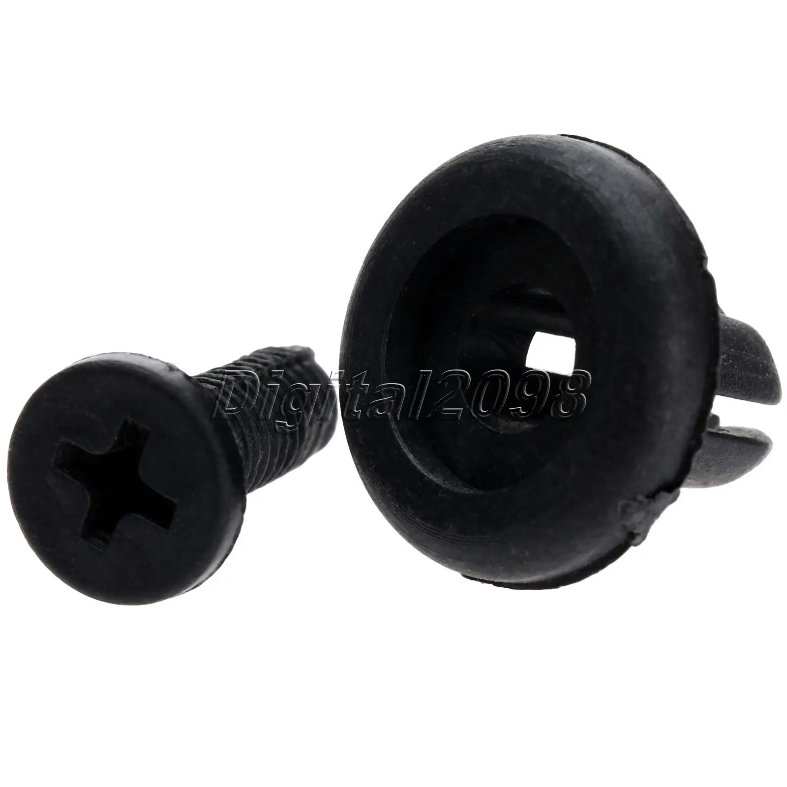 Пластиковые заклепки Yetaha 50 шт. зажим крепления подходит для отверстий 7 1 мм