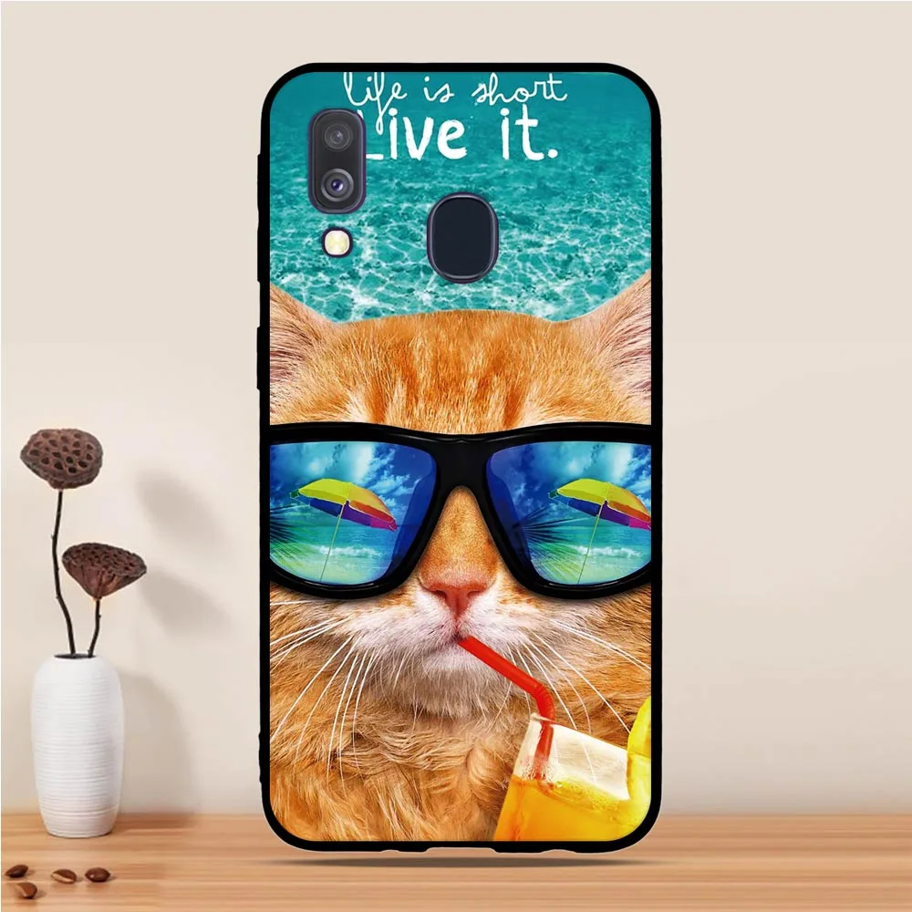 12 Чехол для samsung Galaxy A50 A30 A20 A40 A70 A10 чехол силикон для samsung Galaxy A10 чехол термополиуретановая накладка на заднюю панель для samsung A40 чехол - Цвет: 12