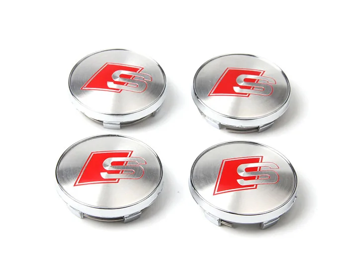 60 мм сплав chrome эмблемы автомобиля wheell центр Шапки Обложка для BMW VW Ford FR SEAT ST Sline Mustang