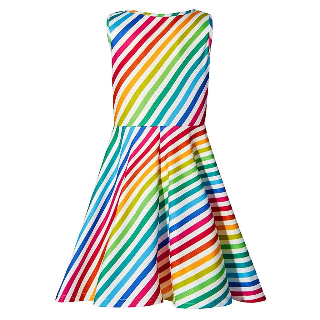 Платье без рукавов для девочек-подростков хлопковое платье с принтом Planets школы