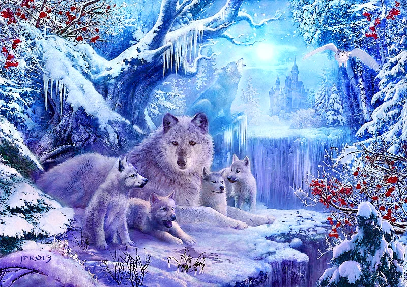 

2016 DIY Diamond Painting Animal Diamond Cross Stitch Crystal Square Diamond Sets Unfinished Decorative Diamond Embroidery Wolf