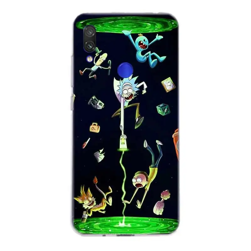 Рик и Морти силиконовый чехол для Xiaomi Redmi Note 7 6 Pro 5 4 4X K20 7A Y3 S2 5A 6A Xiomi Pocophone F1 9 SE 8 A2 lite