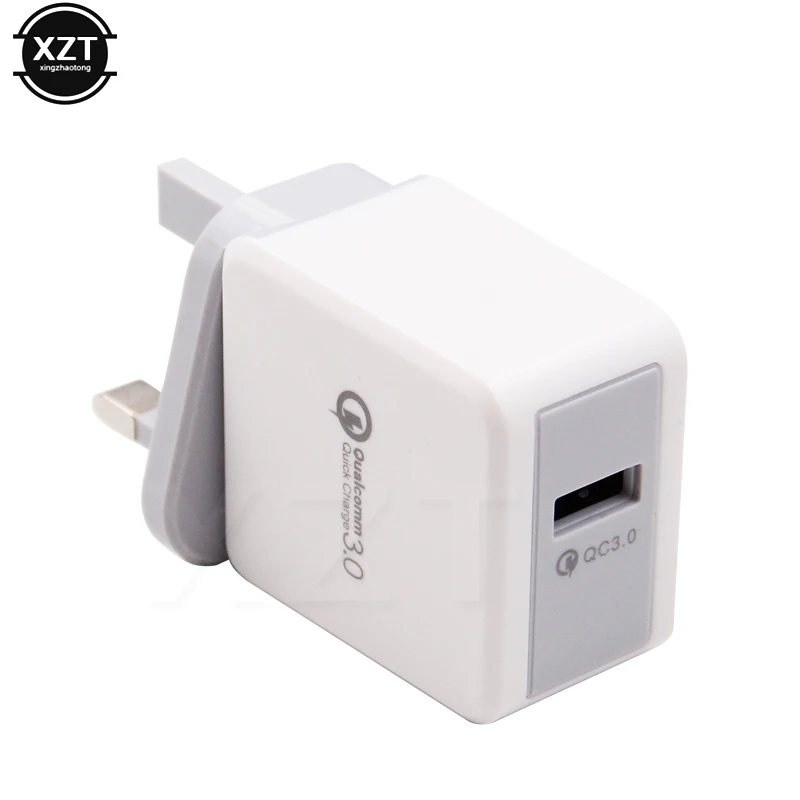 Быстрая зарядка QC 3,0 EU UK US Plug AC 5 V 2.4A универсальная usb-зарядка путешествия для Android Ios для iphone samsung huawei xiaomi
