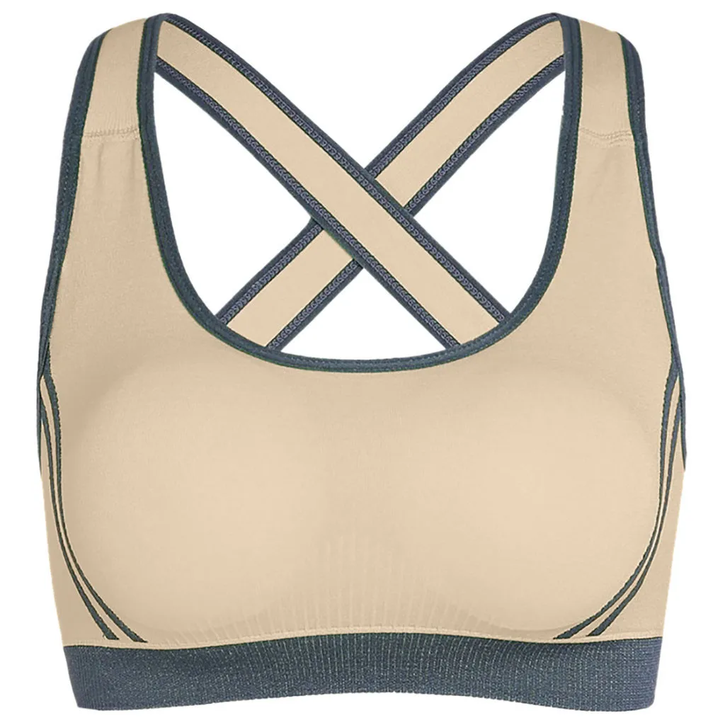 

LONSANT Maternity Bra yoga Cross strap without steel ring fitness underwear fashion women quick dry running Sports bra