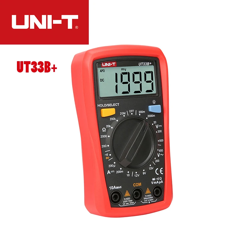 UNI T UT33A +/UT33B +/UT33C +/UT33D + Цифровые мультиметры Профессиональный электрический
