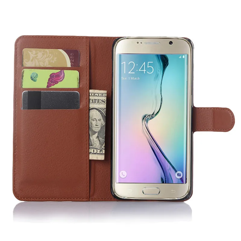 Кожаный чехол книжка для Samsung Galaxy S6 Edge plus + Duos G928 5 7 дюйма|cover for samsung galaxy|case covercover |