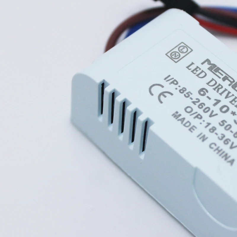 6 шт./лот AC85-265V 110V 220V 6-10*3W Светодиодный драйвер 18 Вт-30 Вт Питание трансформаторы для Светодиодные ленты светильники противопожарные