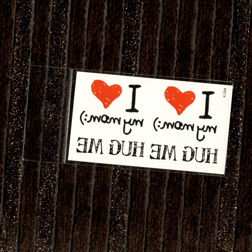 Фальшивая временная водостойкая татуировка вода любовь моя мама обнимает меня