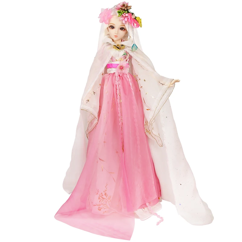 Дневник королевы 1/4 BJD шарнирный Цветок тела фея с макияжем включая одежду обувь