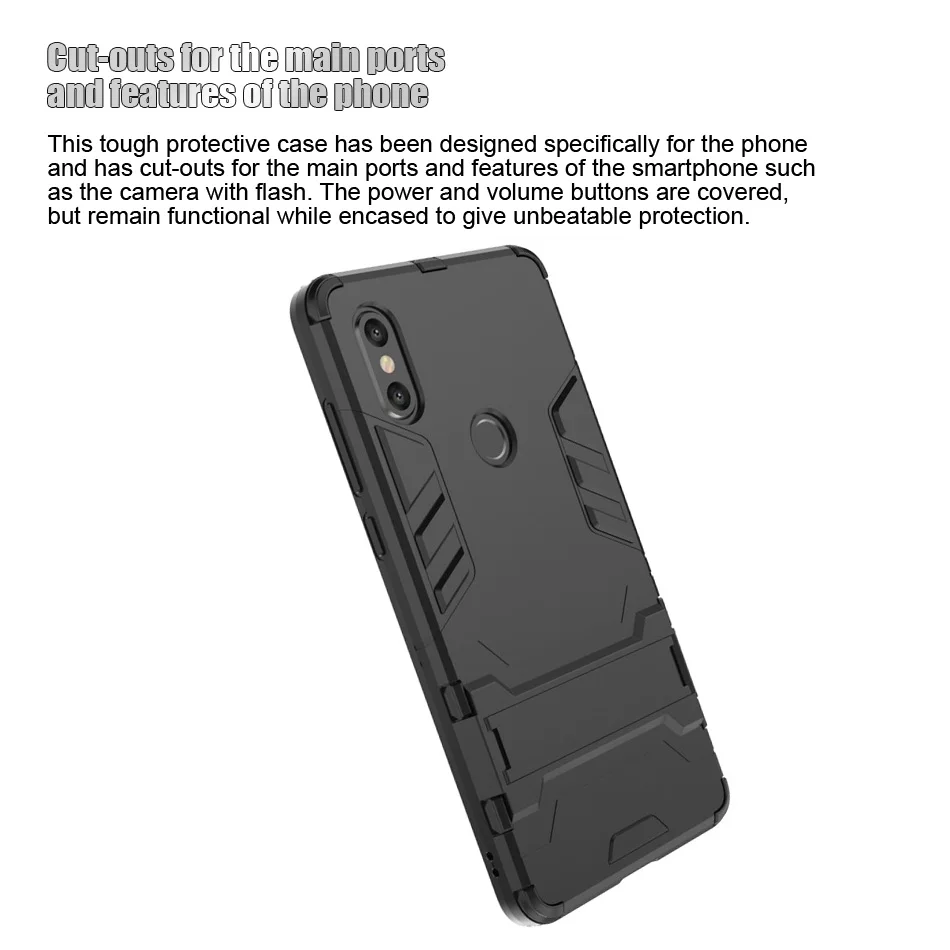 Heavy Duty Armor Case Back Cover for Xiaomi Mi MIX 2S 2 in 1 Hard PC &amp Soft TPU | Мобильные телефоны и аксессуары
