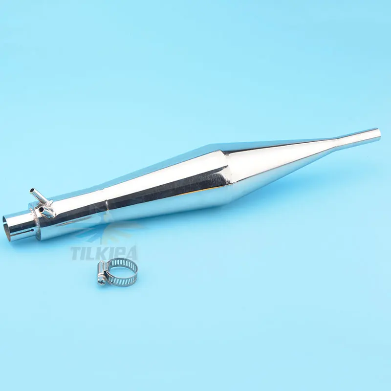 Нержавеющая сталь L360mm Муфельная труба для 26CC Zenoah газовый морской двигатель rc