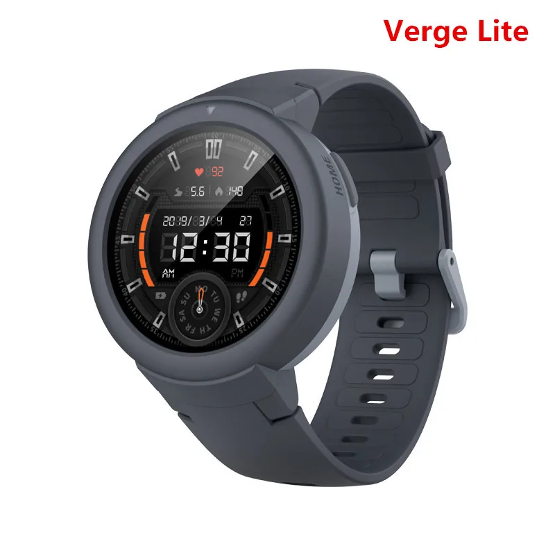 Глобальная версия Huami AMAZFIT Verge/Verge Lite умные часы IP68 Водонепроницаемые Смарт-часы gps AMOLED спортивный фитнес-трекер - Color: Verge lite