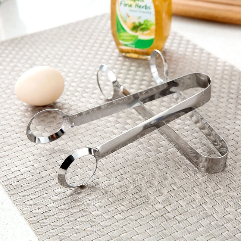 Kitchen Cooking Tools Creative Stainless Steel Egg Tong Clip Gadgets | Дом и сад