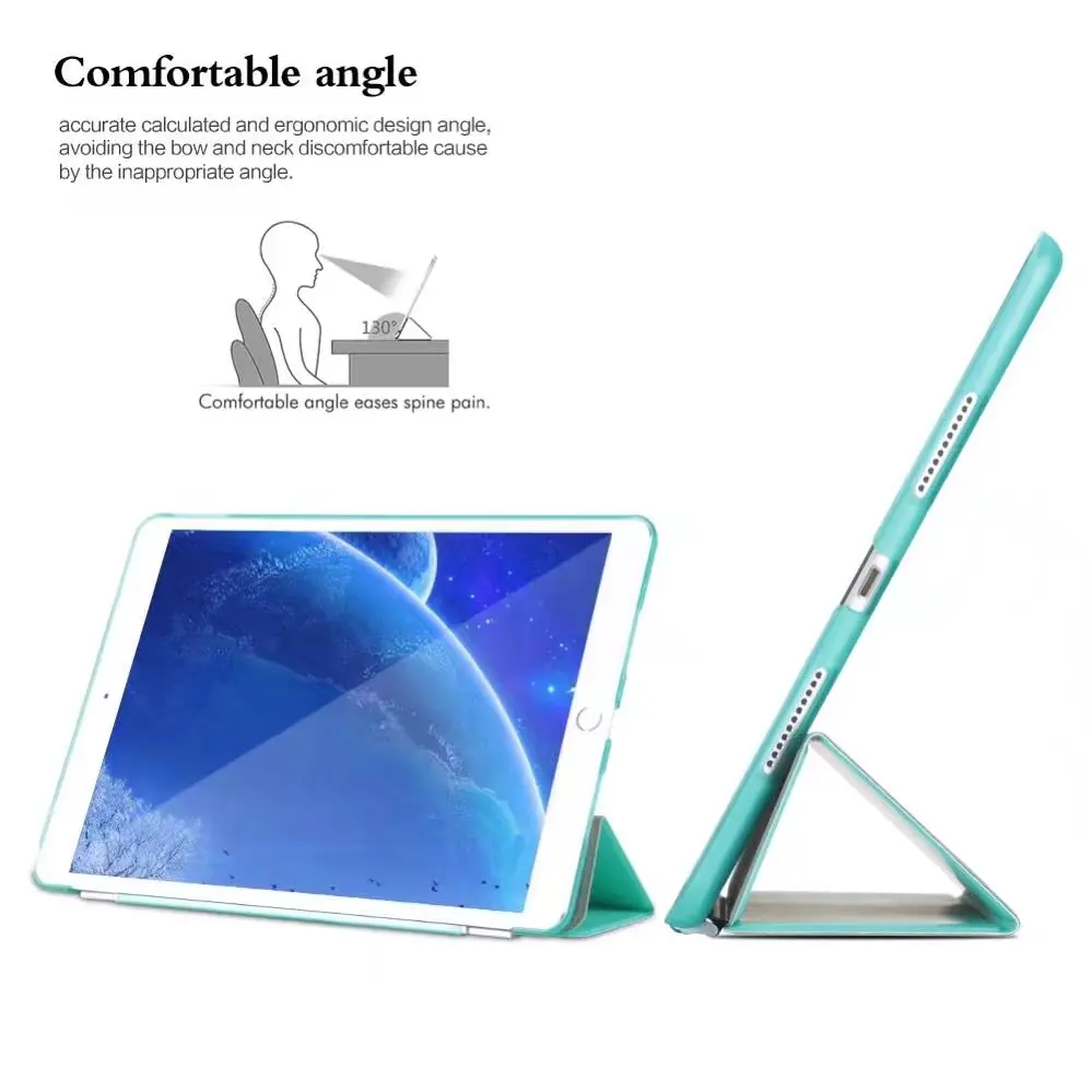 Умный чехол для ipad pro 10 5 дюйма 2017 из искусственной кожи ультратонкий с