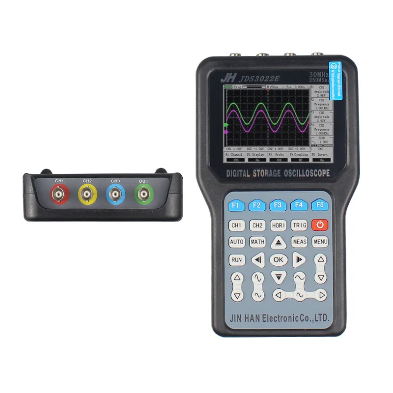 JINHAN JDS3022E портативный осциллограф 2CH цифровой 50 МГц 500MSa/S генератор сигналов|Осциллографы| |