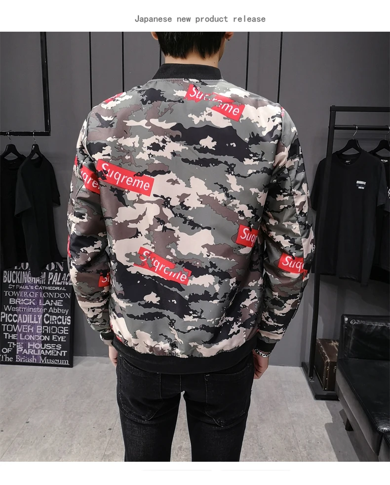 Уличная куртка Chaqueta Hombre, куртка в стиле хип-хоп, мужская приталенная куртка пилот, куртка-бомбер, мужские пальто со стоячим воротником, мужская одежда