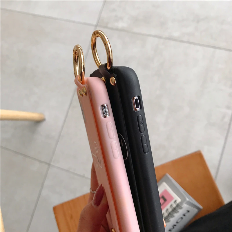Простой английский алфавит смайлик чехол для iphone X XR XS Max браслет 8 7 6 6s Plus Силиконовые чехлы из