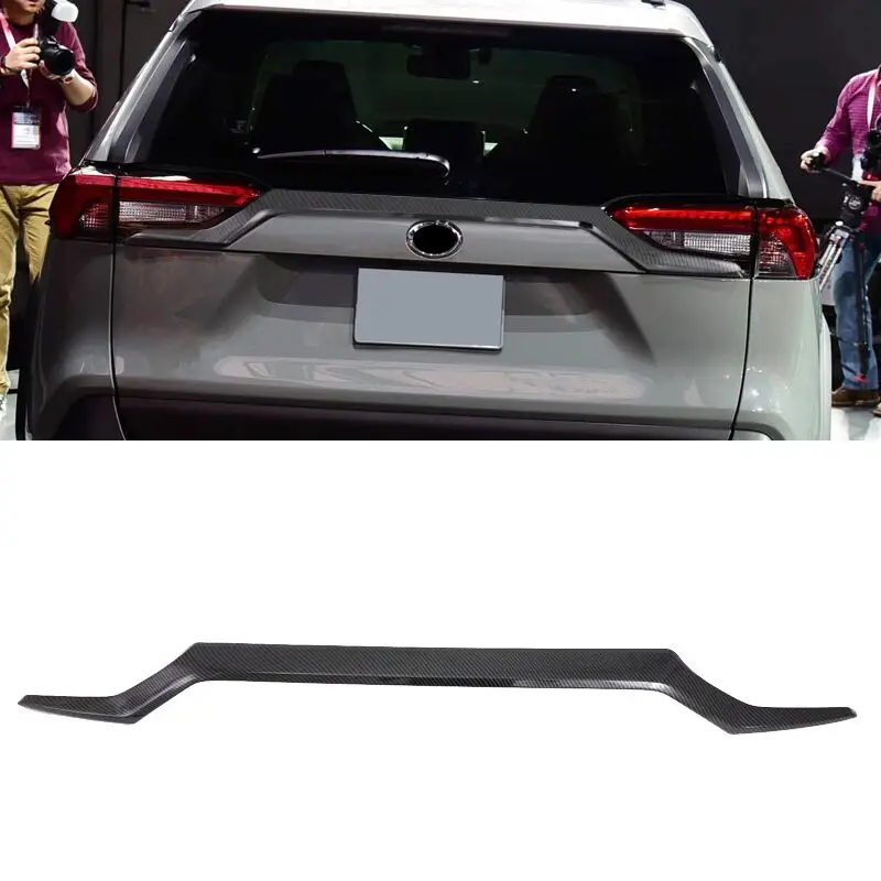 Для Toyota RAV4 2019 2020 ABS Задняя Крышка багажника верхняя крышка формовочная отделка