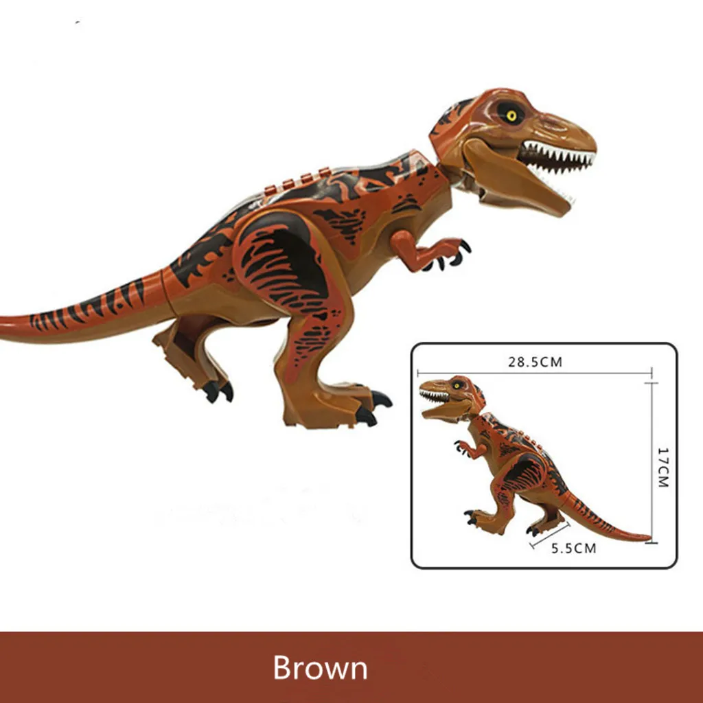 Big Size Legoings Jurassic Dinosaurs The Latest Building Blocks Set Kids Toys Irregular Shape DIY Dinos Model Figures Gift T524 |