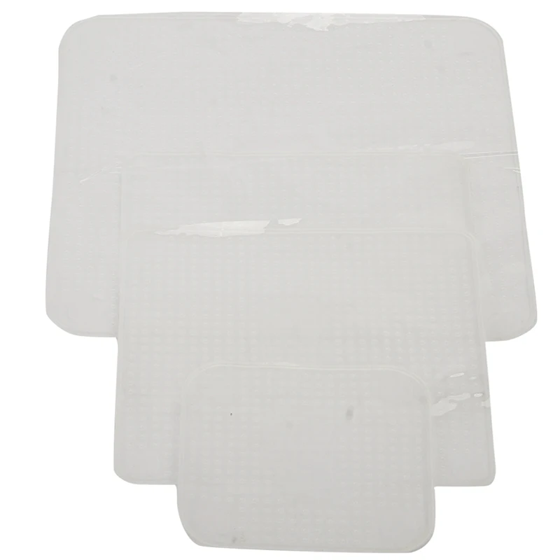 Очищаемая многоразовая силиконовая пищевая пленка для хранения свежести в кухонных инструментах пищевая оболочка 4 шт. растяжимая многофункциональная на.