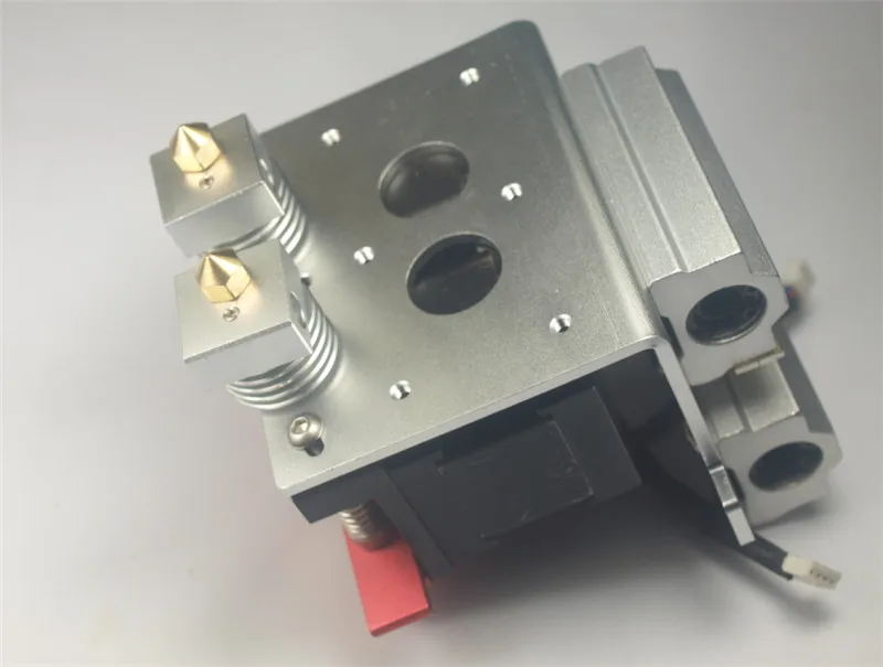 Reprap Prusa i3 3D printer metal dual extruder carriage full kit1.75 mm dual nema17 motor direct extruder for Mendel Pru