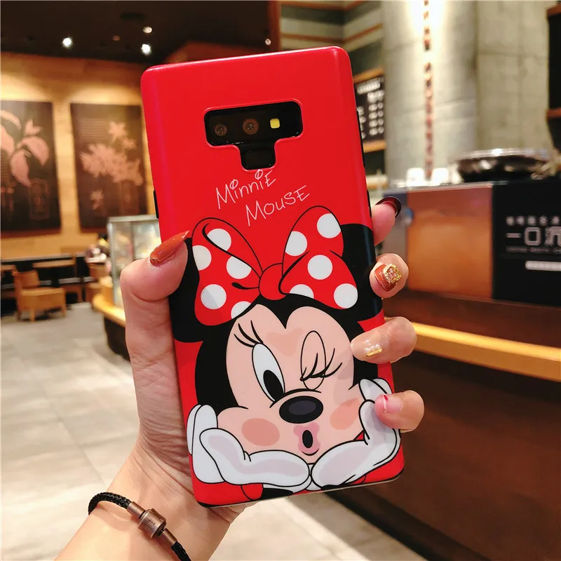 Чехол с рисунком Sam Note 9 милый мягкий чехол для телефона Дейзи Дональд дак samsung Galaxy