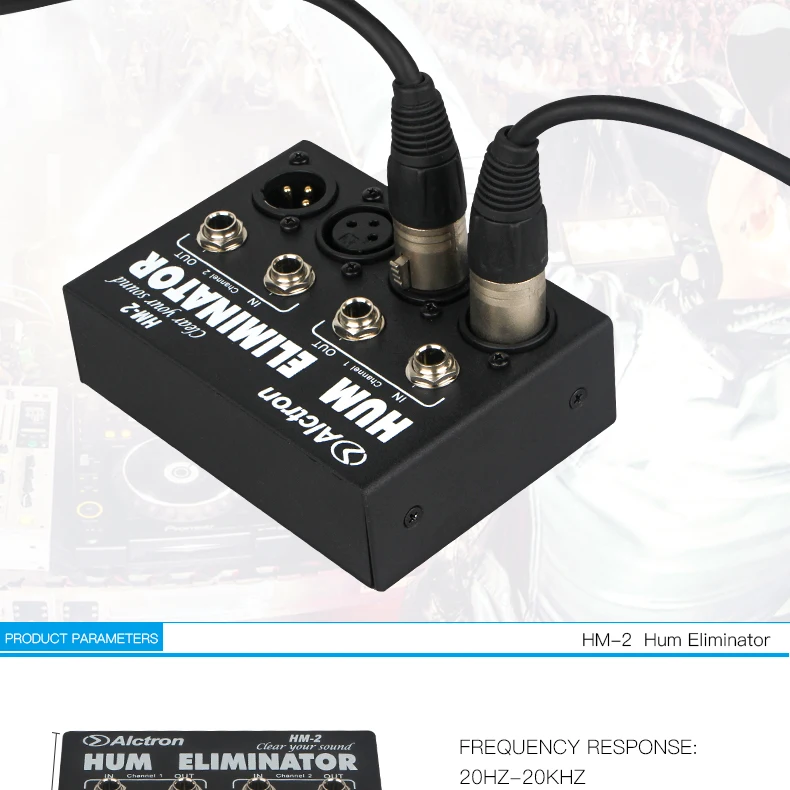 Alctron HM-2 hum eliminator hum устраняет шум