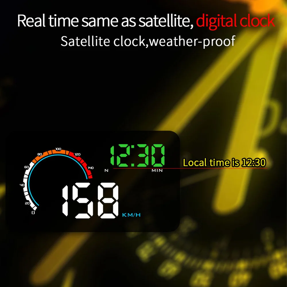 Проектор на лобовое стекло 4 0 дюйма GPS спидометр | Автомобили и мотоциклы