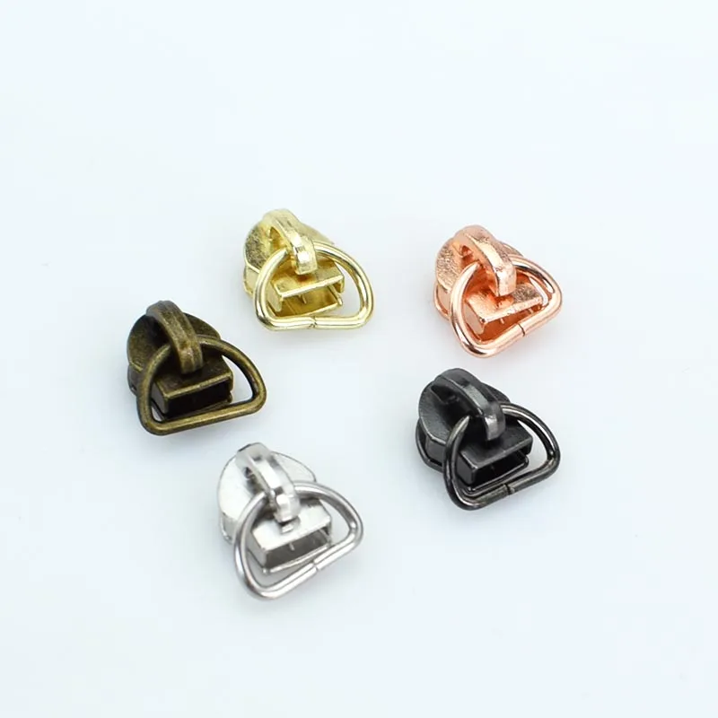 25Pcs D Shape 5# Zipper Head for Nylon Zip Repair Kit Replacement Sliders DIY Handwork Sewing Accessories KY2063 | Дом и сад