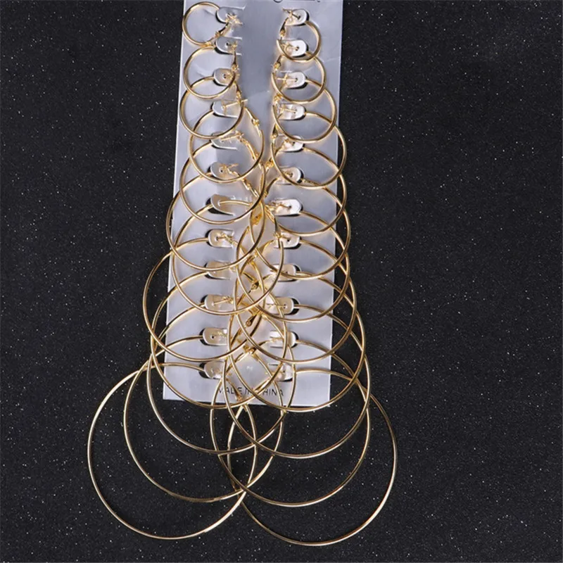 ENZE Free Shipping Women's Jewelry 5/set of antique silver color various styles men's earrings combination punk style | Украшения и