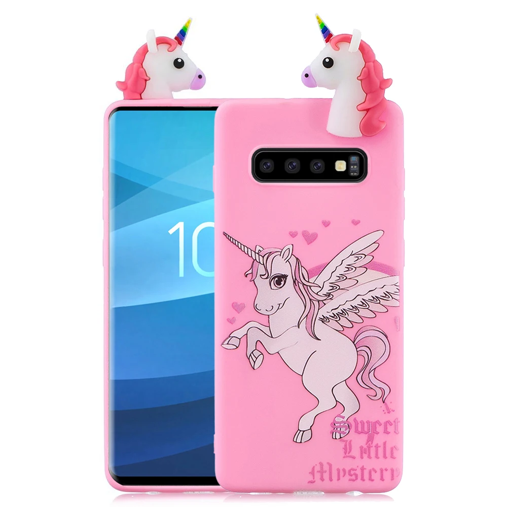 Чехол для Samsung Note9/Note8 милый мультяшный 3D чехол S10 Plus/S10e/S7 edge/S9/S8 Plus популярный с