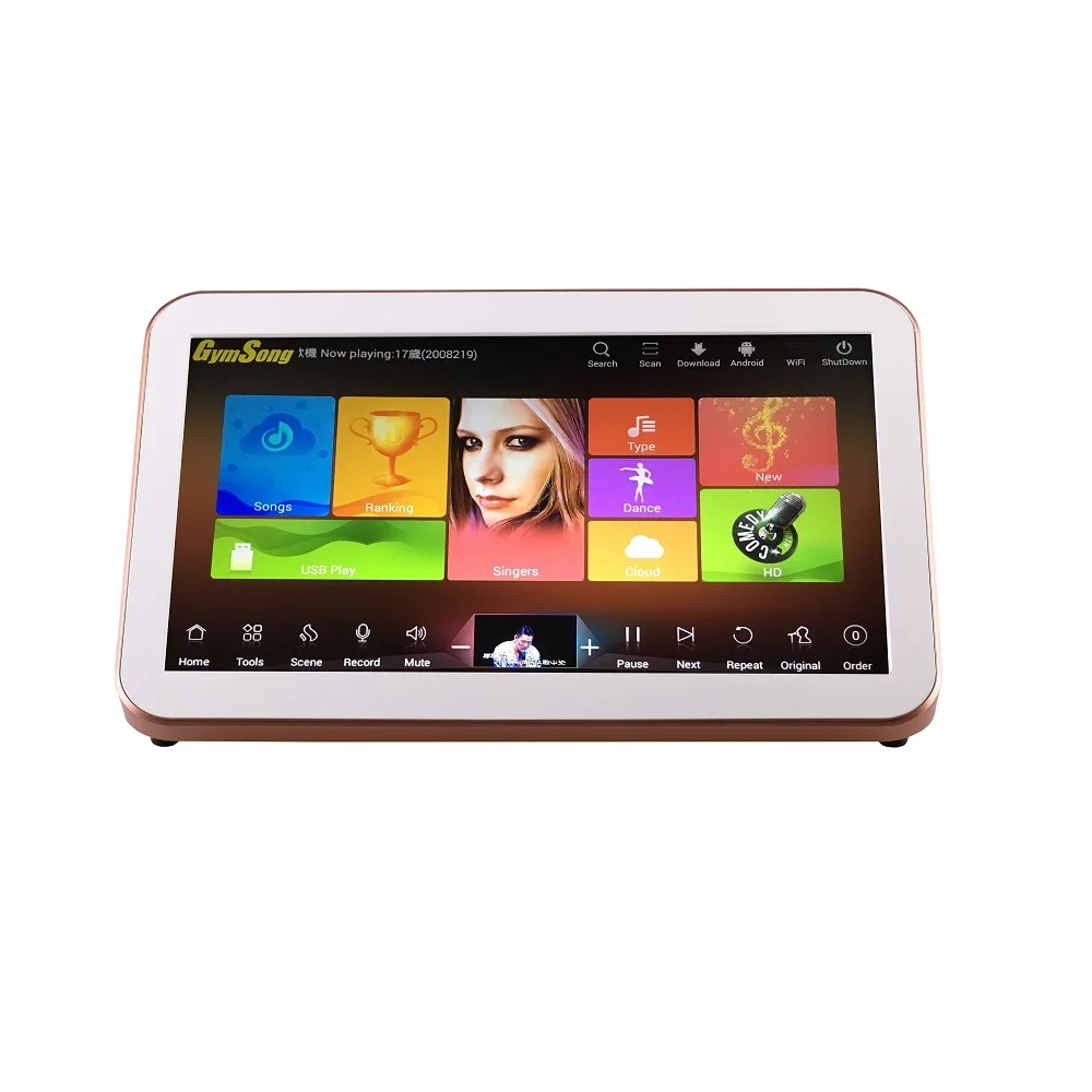 Музыкальный плеер на базе Android система Ktv Mic 4 ТБ Hdd мини набор с сенсорным экраном
