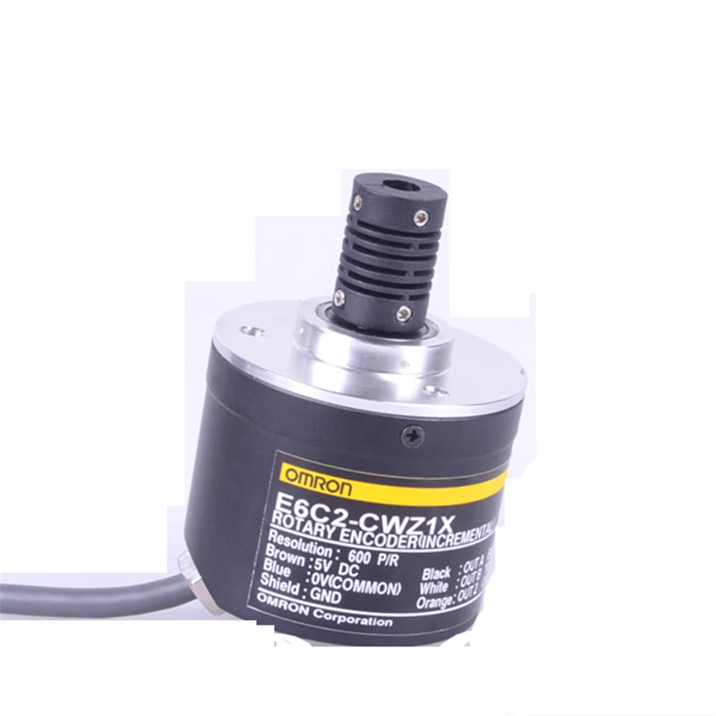 Инкрементный кодовый датчик угла поворота 5-24VDC открытая фаза ABZ 1000 720 600 500 400 360 300 200 100 P/R E6C2-CWZ6C