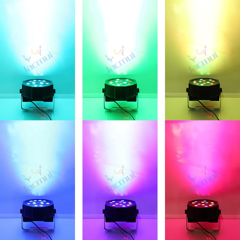 

Ready Stock 18*1W RGB LED DMX512 High Brightness Mini Par Lights For Stage Wedding Disco