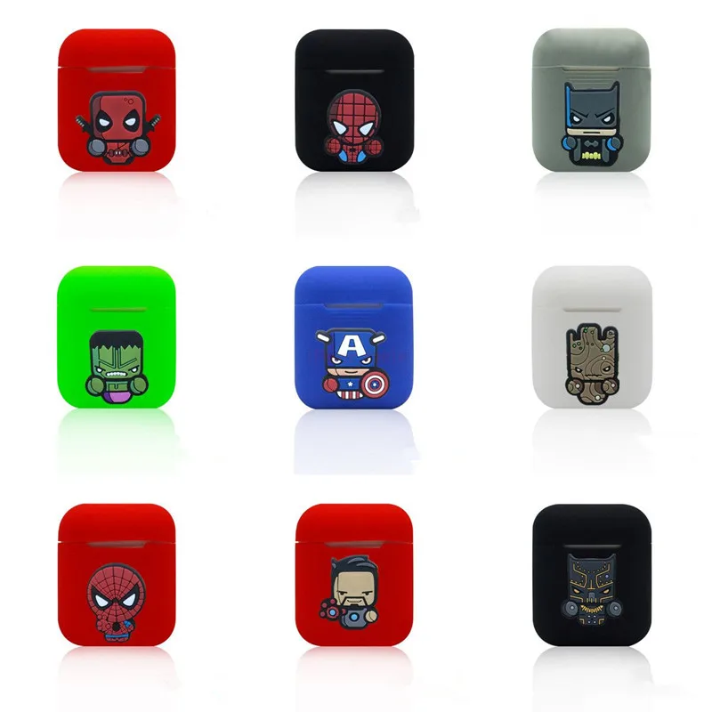 choose your models 50 шт. Мультяшные беспроводные Bluetooth наушники чехол для Apple AirPods силиконовый зарядный чехол для наушников Защитный чехол для AirPods - Цвет: choose your models