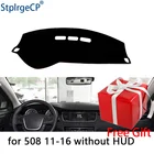 Коврик для приборной панели Peugeot 508 2011-2016, защитный коврик, затеняющая Подушка, наклейка для интерьера, аксессуары для стайлинга автомобиля