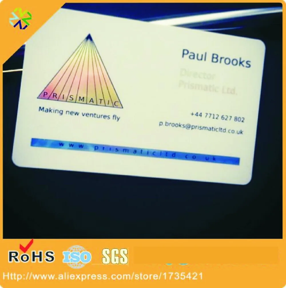 (1000pcs/lot)Hot sale offset printing printable PVC card business name card plastic card