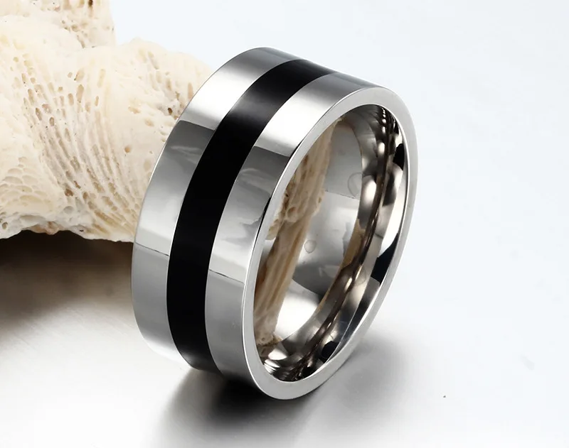 Стиль; Новинка; в стиле ретро; в эпоксидной смолы titanium мужское кольцо titanium Карбидное обручальное кольцо для мужчин ювелирные изделия обручальное кольцо Классические Джинсы бойфренда подарок