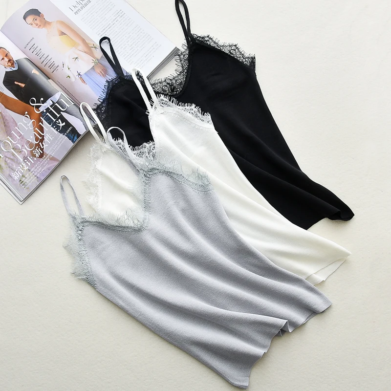 Стиль на бретельках белого цвета, трикотажное нижнее белье, сексуальное нижнее белье, бюстгальтер, длинный жилет, женский бюстгальтер на груди