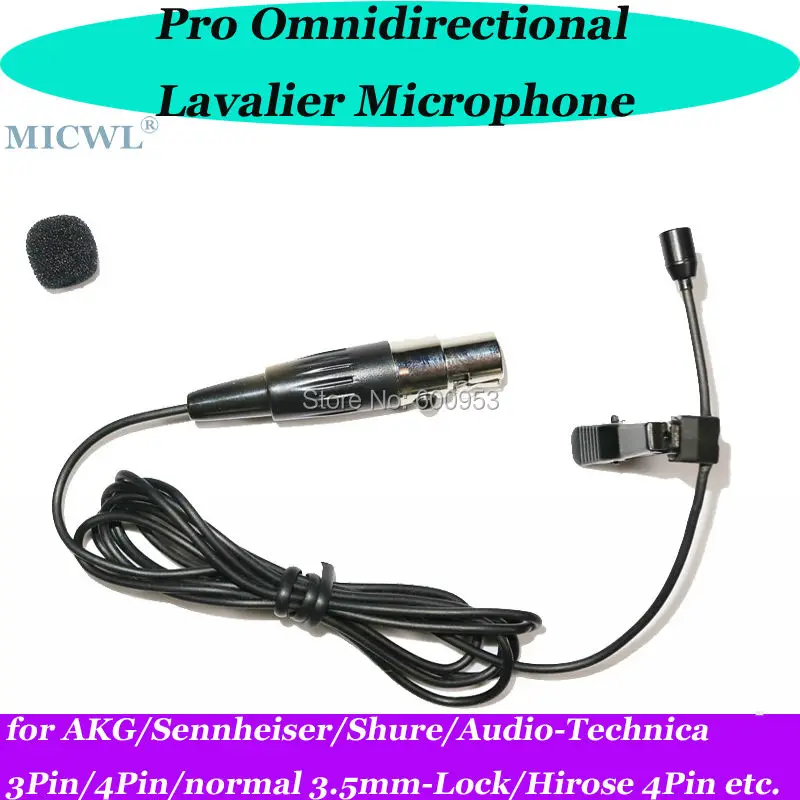Pro mini беспроводной петличный микрофон с отворотом Универсальный для Sennheiser AKG Shure