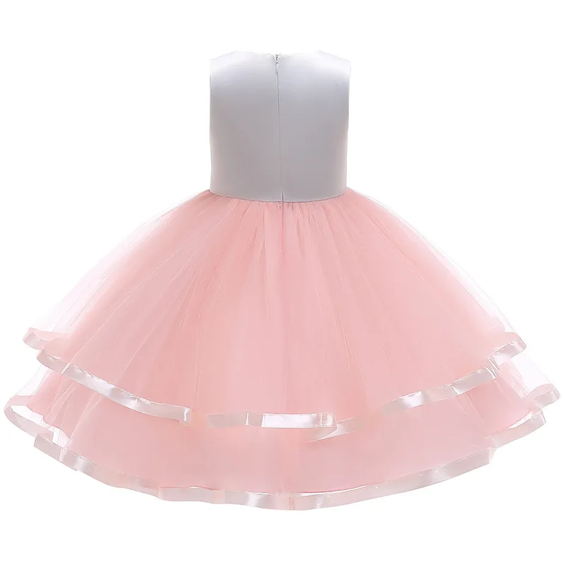 AiLe Rabbit 2019Unicorn Party Girls Dress Princess Children Kids Unicornio Girl Dresses Anniversaire Licorne Birthday | Детская одежда