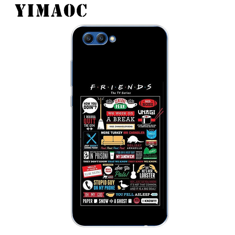 Мягкий чехол YIMAOC Friends tv Show для huawei mate 30 20 P30 P20 P10 P9 P8 2015 2016 2017 P Smart Lite Pro |