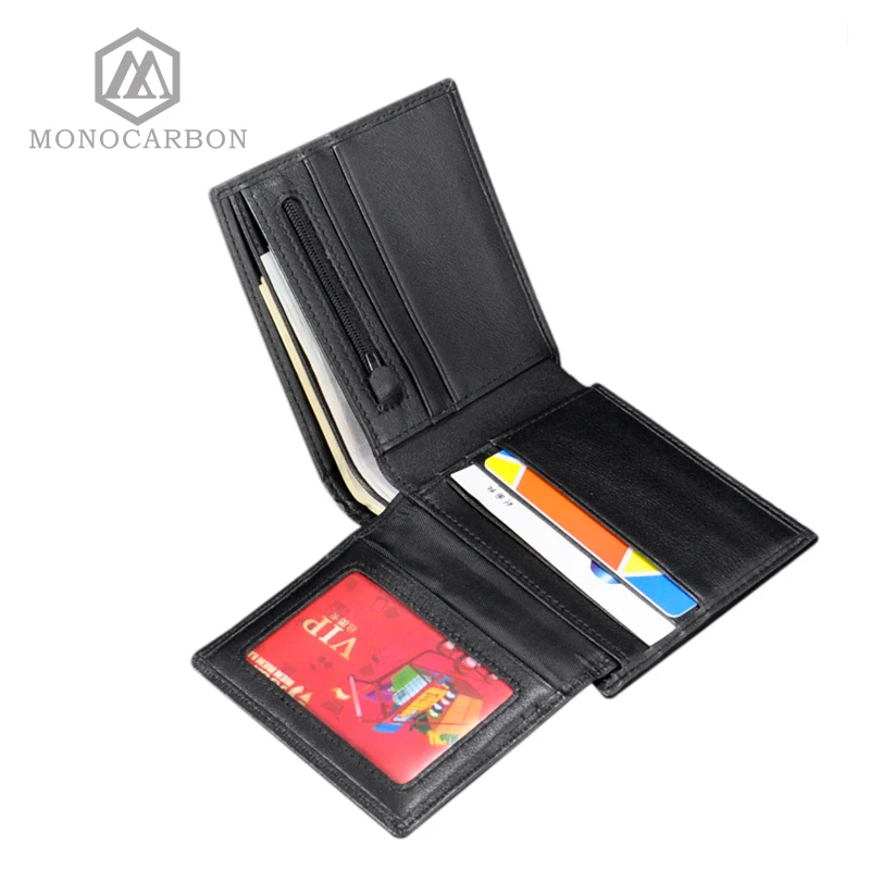 Кошелек мужской из натуральной кожи Роскошный деловой бумажник двойного