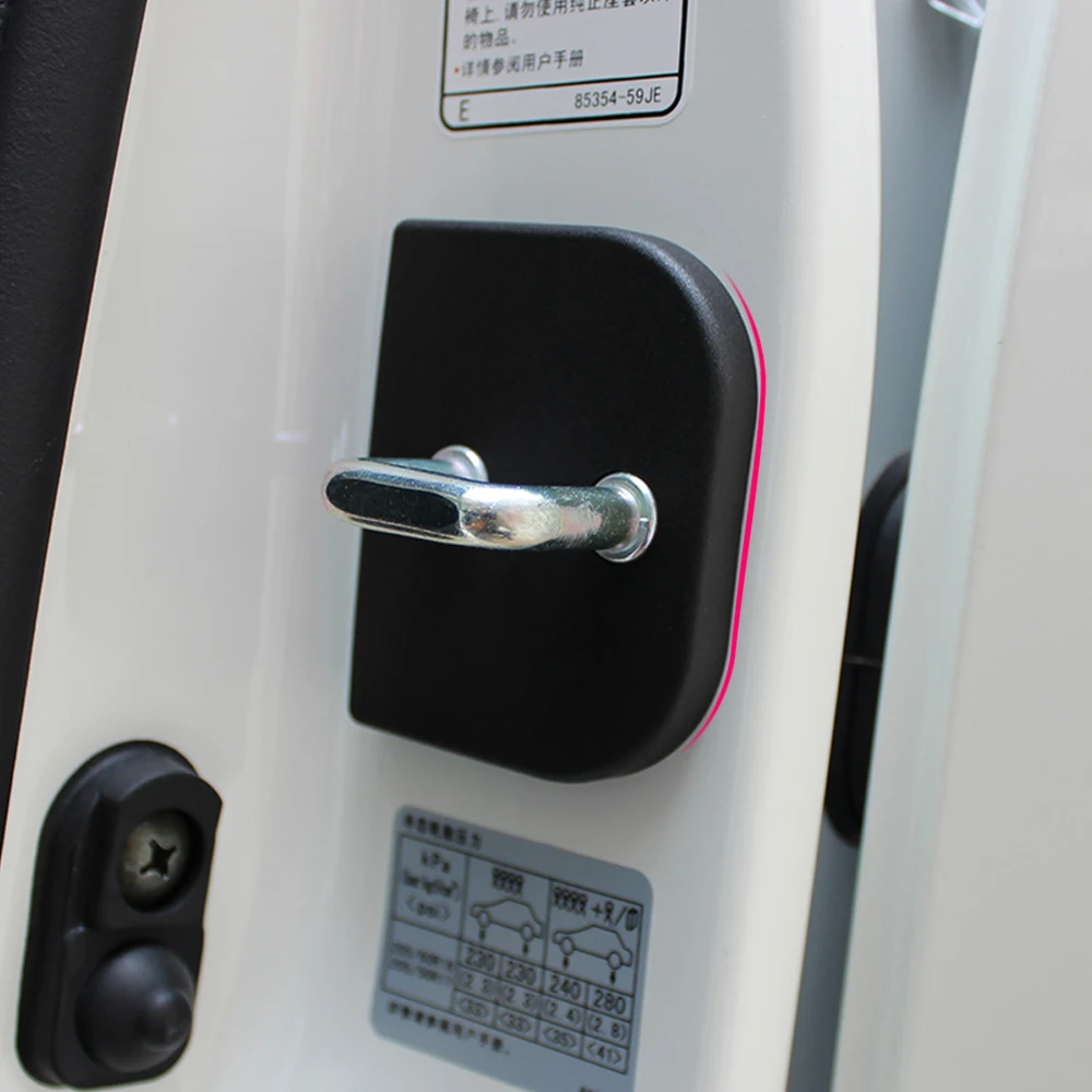 4 шт./лот автомобильный Стайлинг дверной замок Защитная декоративная крышка для