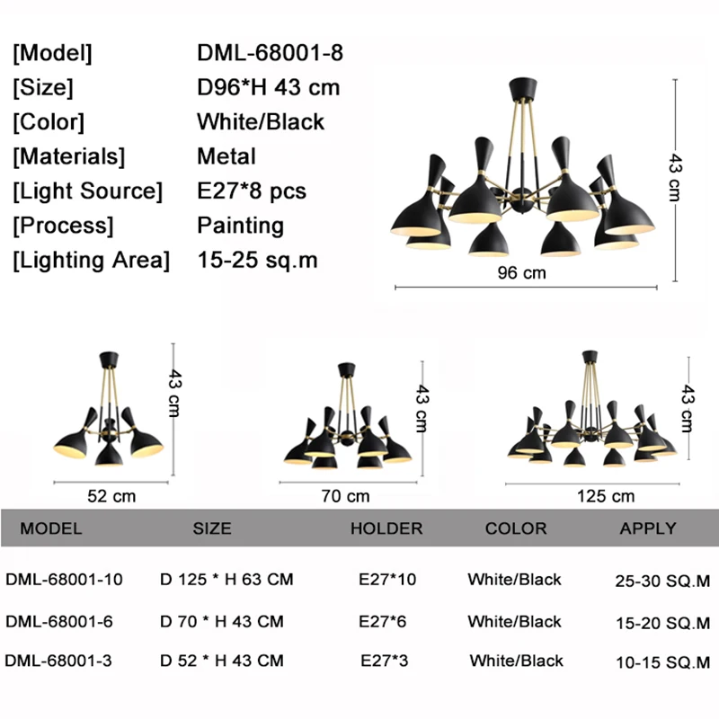 Современные Блестящие светодиодные люстры черные металлические потолочные