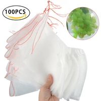 20100pcs garden insect barrier net protect bags plant seed carrier bag fruit mosquito bug insect barrier bird net bird control
