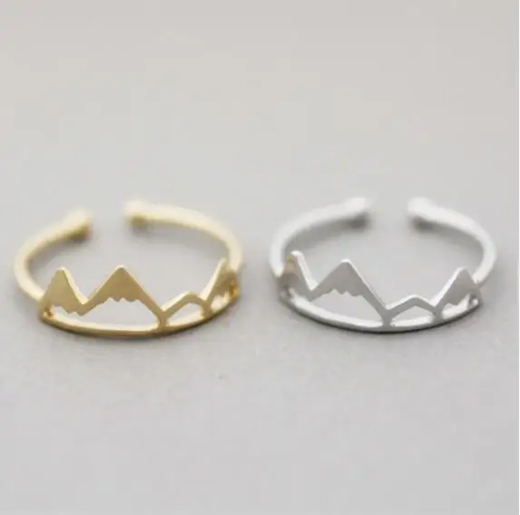 One Piece Adjustable Ring Open Mountain Finger Rings for Women Climber Travelling Birthday Gift | Украшения и аксессуары